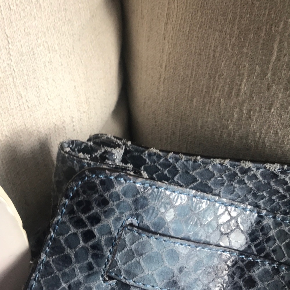 Michael Michael Kors Hamilton Python Blue Denim - image 6